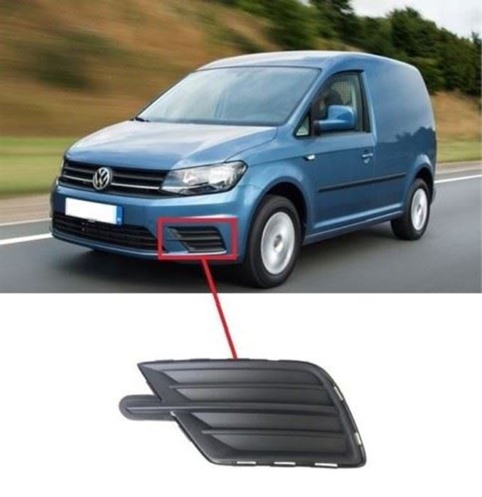 ÖN TAMPON PANJURU (SİSSİZ) SOL CADDY 2015- resmi